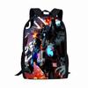 Lightweight Kids School Backpack Boys Girls Anti-Strain Ergonomic Design Cartoon Print Oxford Fabric Bag Elementary