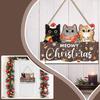 Christmas Wooden Hanging Ornament Crafted With A Smooth Cute Cat Christmas Pendant Festive Xmas Tree Decoration