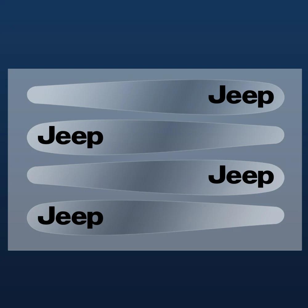 

For Jeep Transparent Car Door Handle Cup Protector Film Anti Scratches Stickers For JEEP Cherokee Kl Patriot Liberty Commande