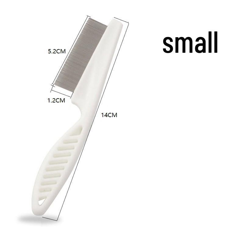 Pet Flea Comb for Dogs and Cats - Dense Tooth Grooming Tool for Hair Removal