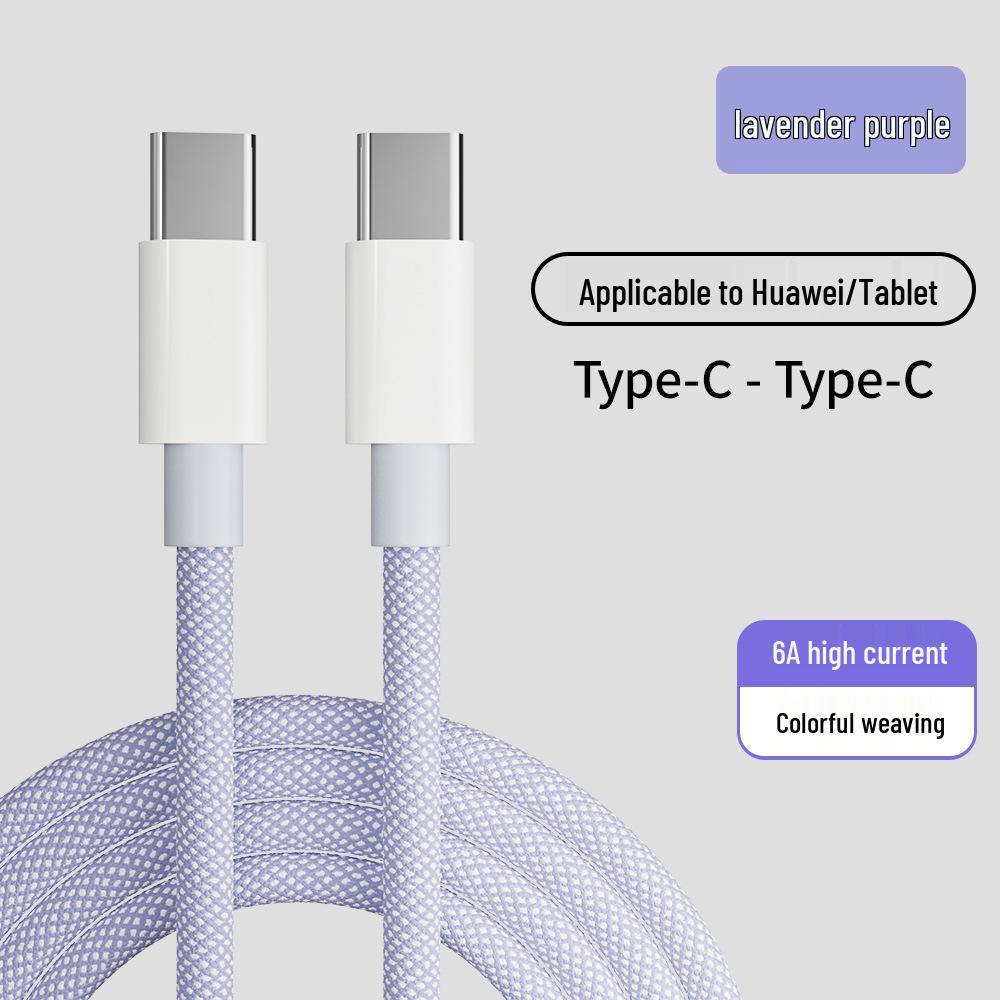 Enhanced Copper Core 2-in-1 Braided Cable: 66W Fast Charging for Apple 15 & Dual Type-C Devices