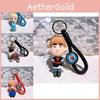 Cute Creative Elsa Princess Keychain Silicone Car Key Accessory For Kids