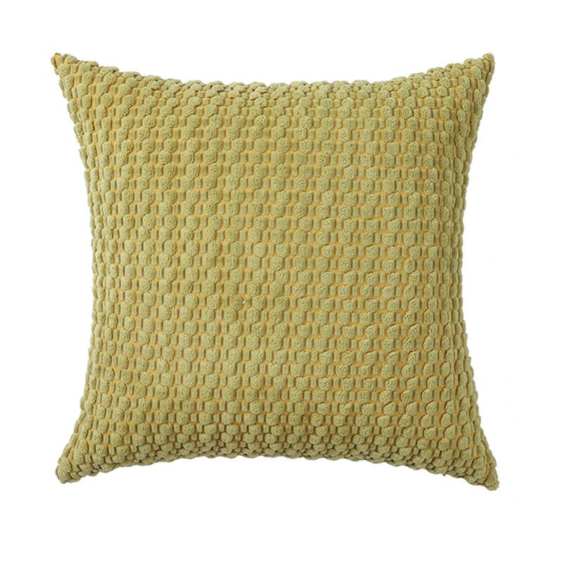 New Modern and Simple Corduroy Three-dimensional Bubble Pillow Pillow Case Fashionable Solid Color Cushion Pillow Case