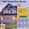 1 Set Garage Door Opener For-Tuya Smart Wifi App Intelligent Garage Door Switch Module Wifi Doors Opening Controller Accessories