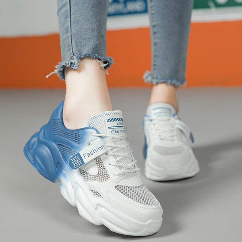 Women's New Trendy Thick-soled Tie-dye Sneakers