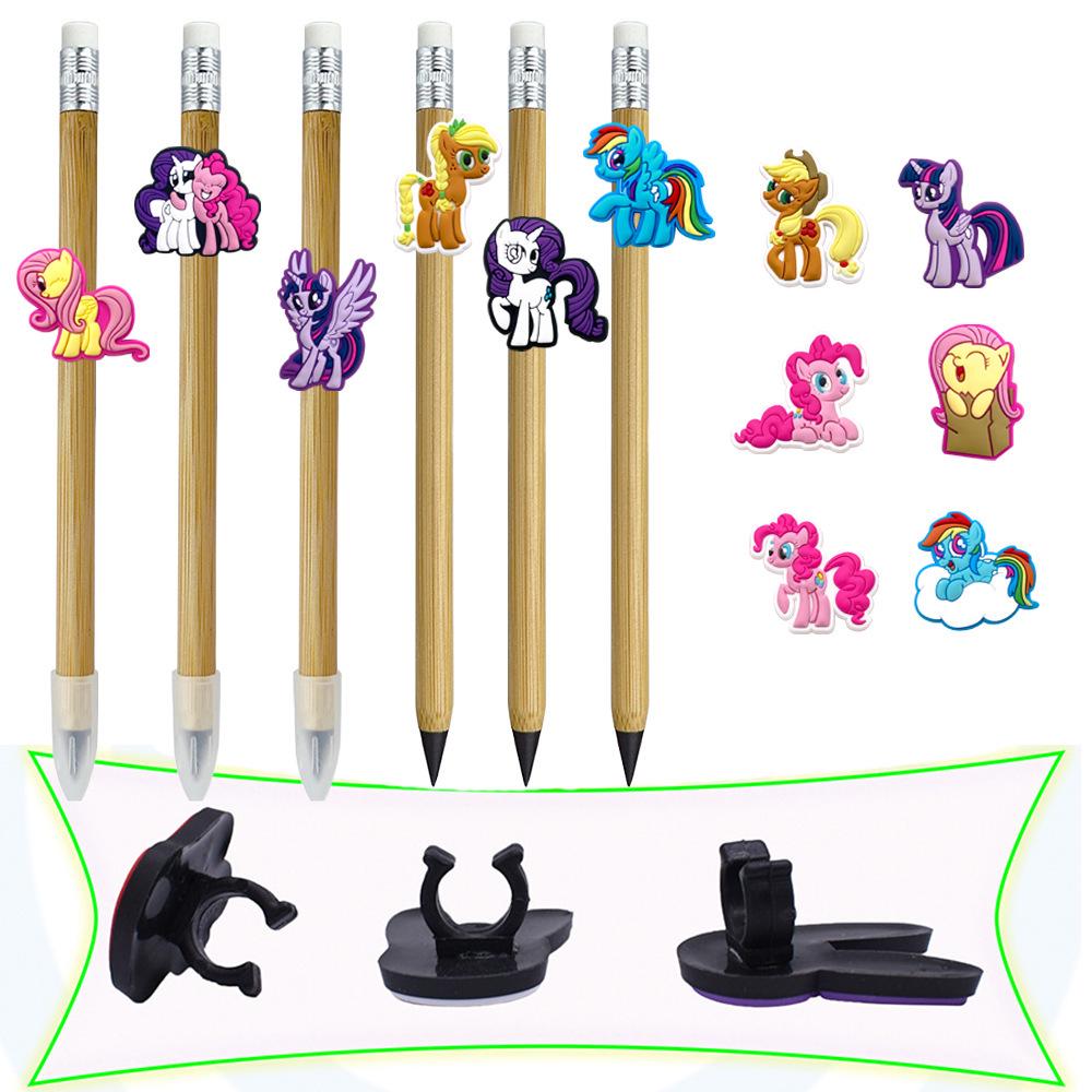 My Little Pony PVC Pen Holder Clip – Detachable Soft Rubber Accessory