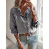Fall Winter Women's Long Sleeve Shirt Elegant Commute Blouse Top for Casual Daily Office Wear