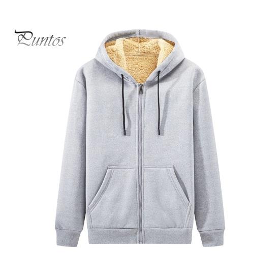 

Мужская толстовка с капюшоном на осень-зиму с толстой флисовой подкладкой, с длинными рукавами и карманами, однотонная, свободная, эластичная, с манжетами, на шнурке, спортивная куртка для пары XXXL серый