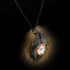 Feather Neck Double Turquoise Collar Collarbone Chain Wild Chain Necklace Choker Multi-Layer Copper