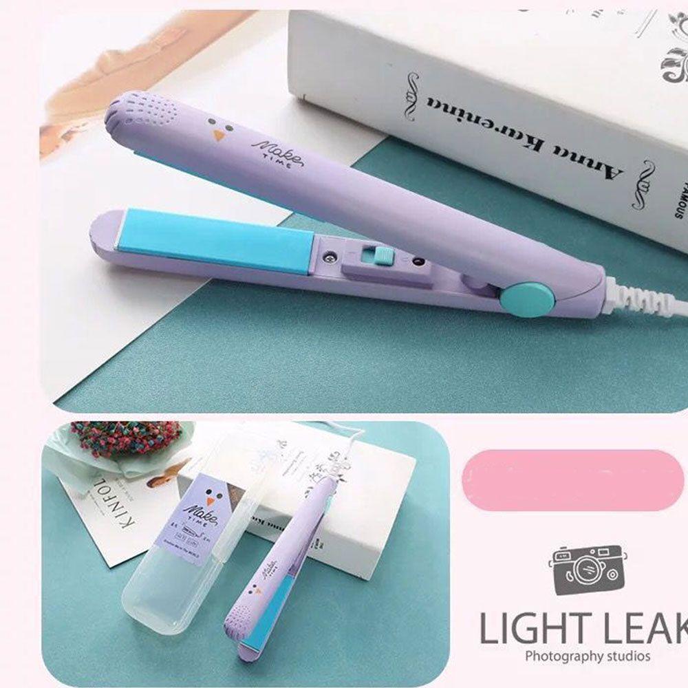 

Міні-електрична плойка для волосся Student 2 в 1 подвійного призначення, керамічна фіолетовий