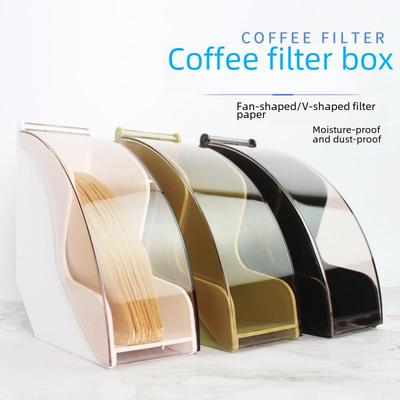 V-förmiger Kaffeefilterpapierhalter – Staubdichte Universal-Aufbewahrungsbox für V60-Filter