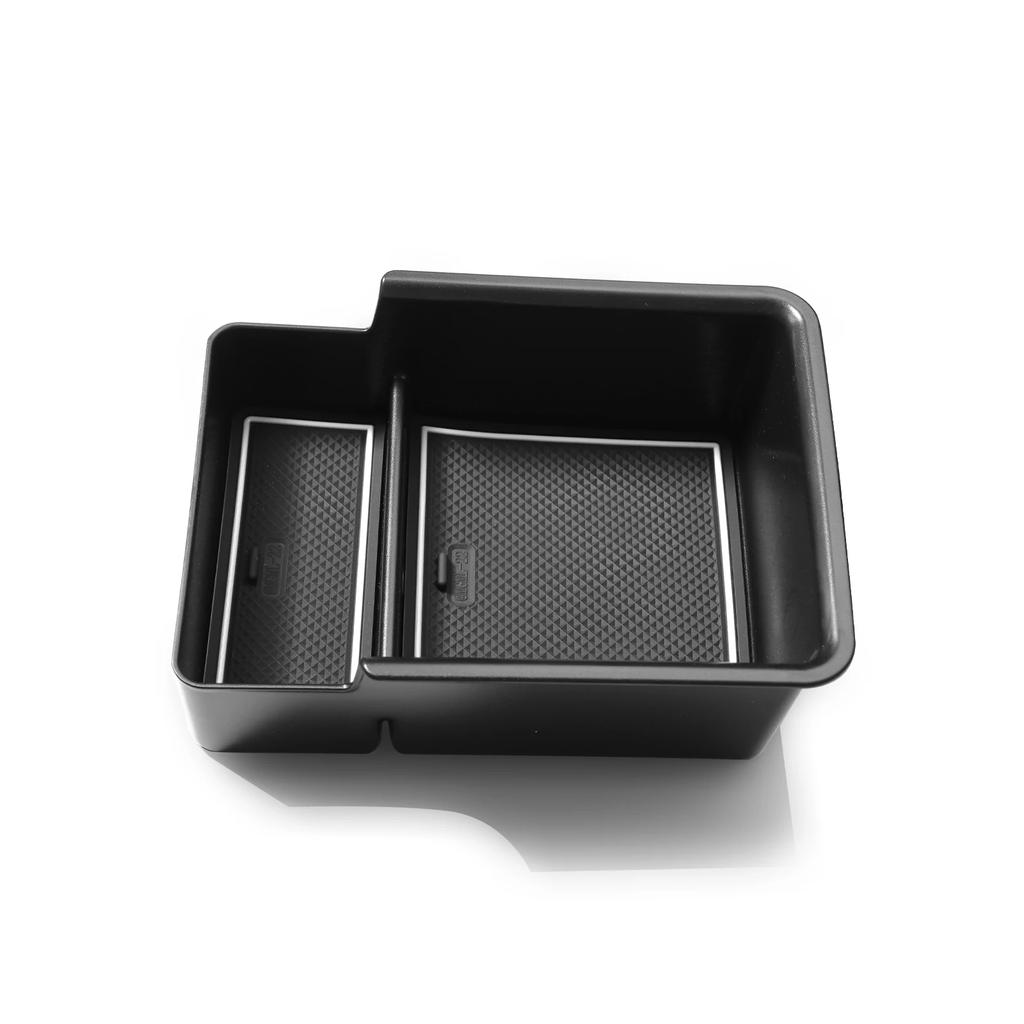 Für MG4 MG 4 2025 EV Mittelarmlehnen-Aufbewahrungsbox Auto-Mittelkonsolen-Ablage Organizer Aufräumzubehör Schwarz