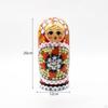 10x Stacking Doll Set Matryoshka Birthday Gifts Children Toys Cute Handpainted Wooden Russian