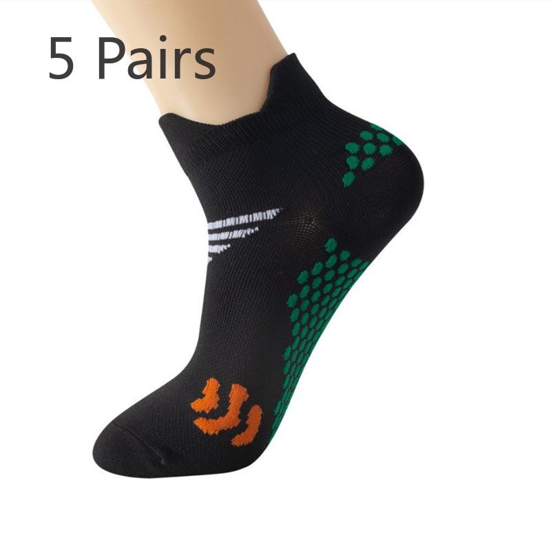 5 Paar Mädchen Vier Jahreszeiten Cartoon Laufen Sport Outdoor Schnelltrocknend Atmungsaktiv Fitness Laufen Kurze Socken