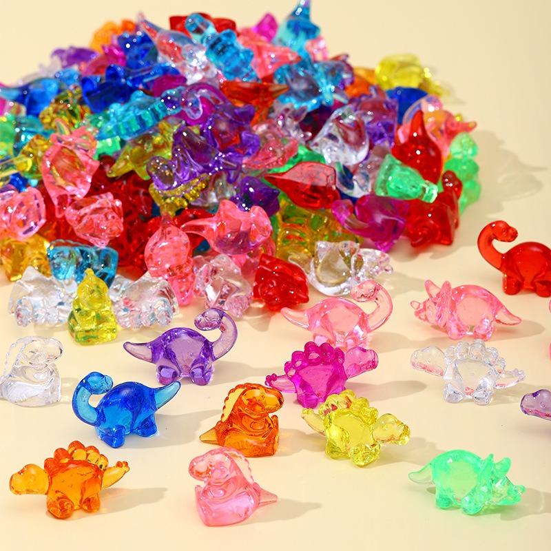Childrens Dinosaur Gem Toy Acrylic Diamond Seven Color Imitation Crystal Gemstone