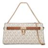 Hamilton Moderne Logo Print Coated Canvas Mini Crossbody Bag Women Crossbody Bag Vanilla-White 32F5GNXC0B-VANILLA