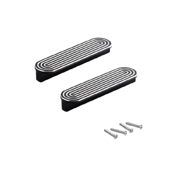 Strong Aluminum Pull Handles Simple Styles Design Cupboard Handle for Drawers & Cabinets No Tool Required for Installation