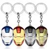 Avengers Iron Man Mask Keychain - European & American Movie Hero Pendant