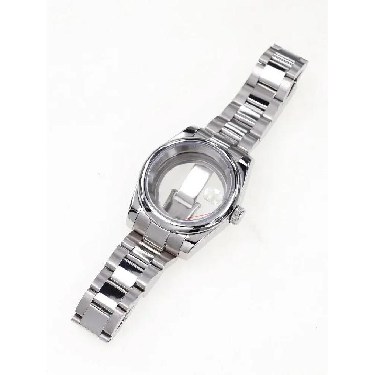 Dog Tooth Style 36mm 40mm NH34 NH35 NH36 NH38 ETA2824 Watch Case Waterproof Sapphire Crysta 904L Steel Watchband Bracelet Cover