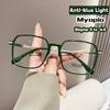 Neue Farbe Mode Myopie Brille für Frauen Männer Quadratische Transparente Brille Retro Minus Dioptrien Brille Optische Verordnung