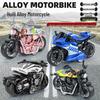 Children's TikTok Influencer Pull-Back Toy: Boys' Motorcycle & Car Alloy Model