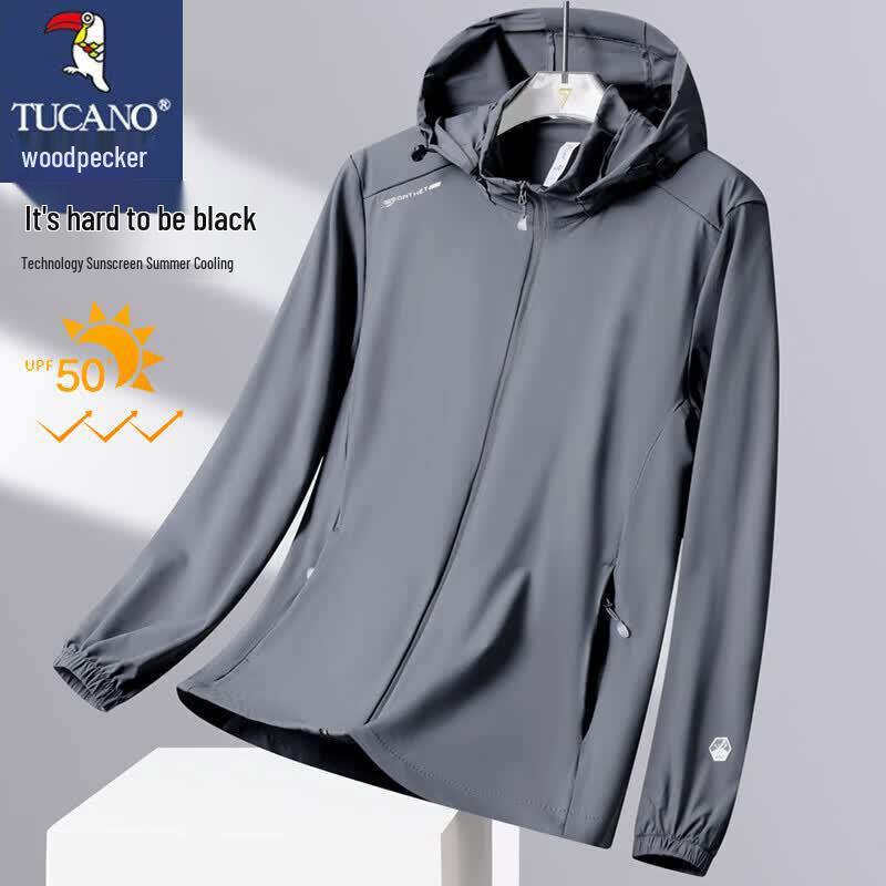 TUCANO Men's Lightweight Sun Protection Hooded Jacket