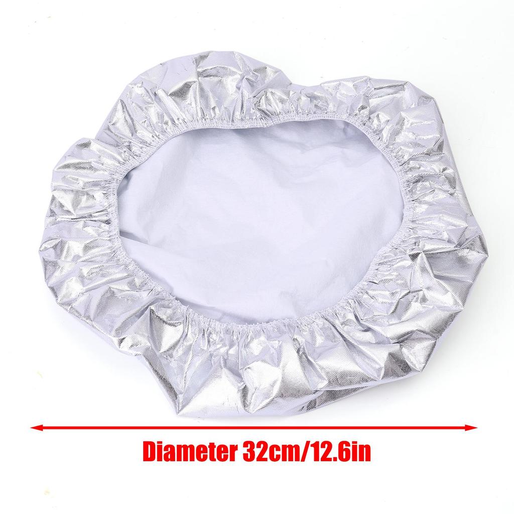 Car Steering Wheel Sun Block Silver Coated Cloth Sun Shade Cover Auto Steering Wheel Sheath Sunscreen Insulation Accessories