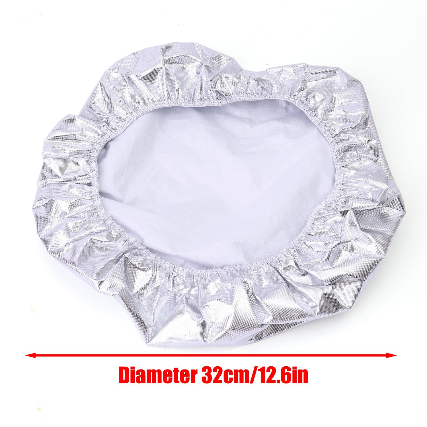 Car Steering Wheel Cover Aluminum Foil Coated Polyester Summer Auto Parking Steering Wheel Sun Protection Heat insulation Cloth