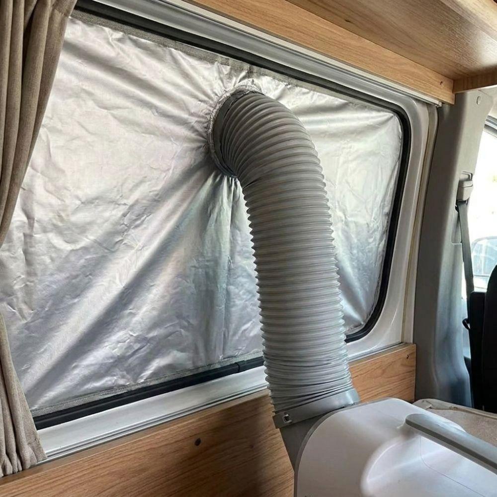 Heat Insulation Truck Portable Air Window Seal Cloth Thickened Shading Cover Vehicles Use