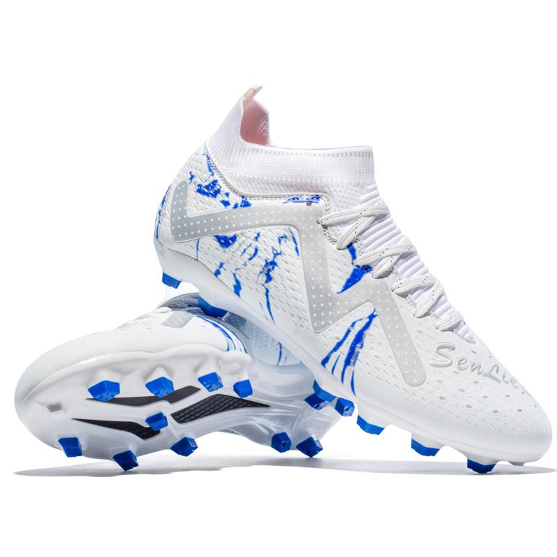 33-46 Pánské nízké velké velikosti Fotbalové boty s dlouhými kolíky Protiskluzové Odolné proti opotřebení TPR Umělá tráva Dětské Fotbalové boty s dlouhými kolíky
