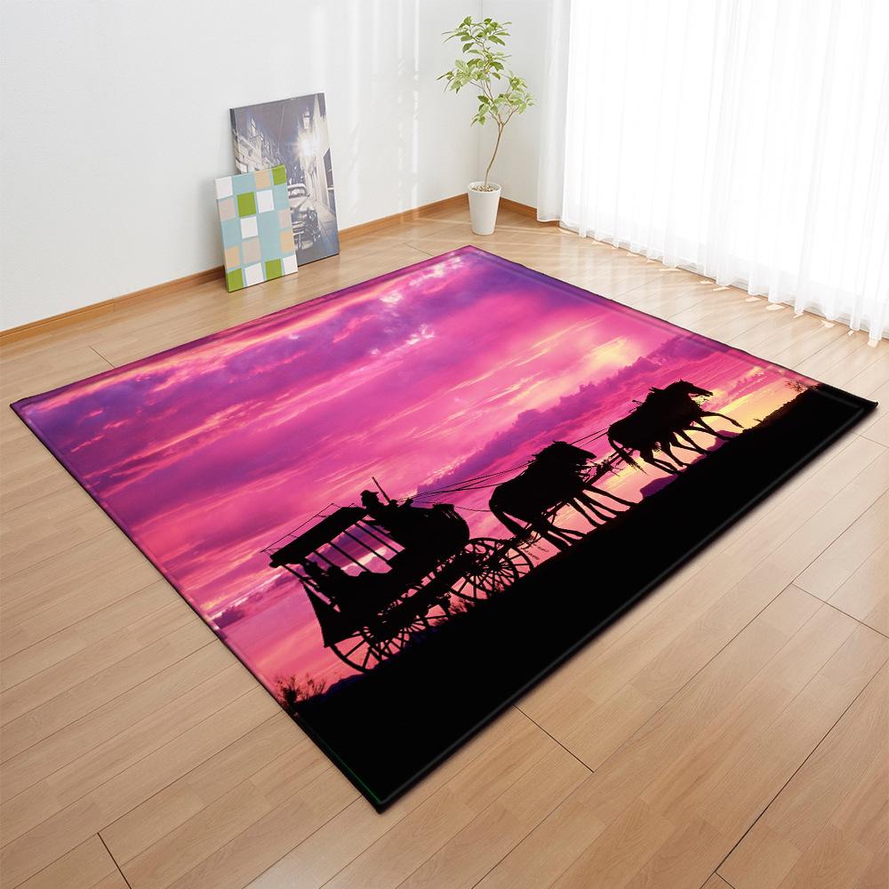 Animal Large Carpet Feather Wind Bedroom Floor Mat