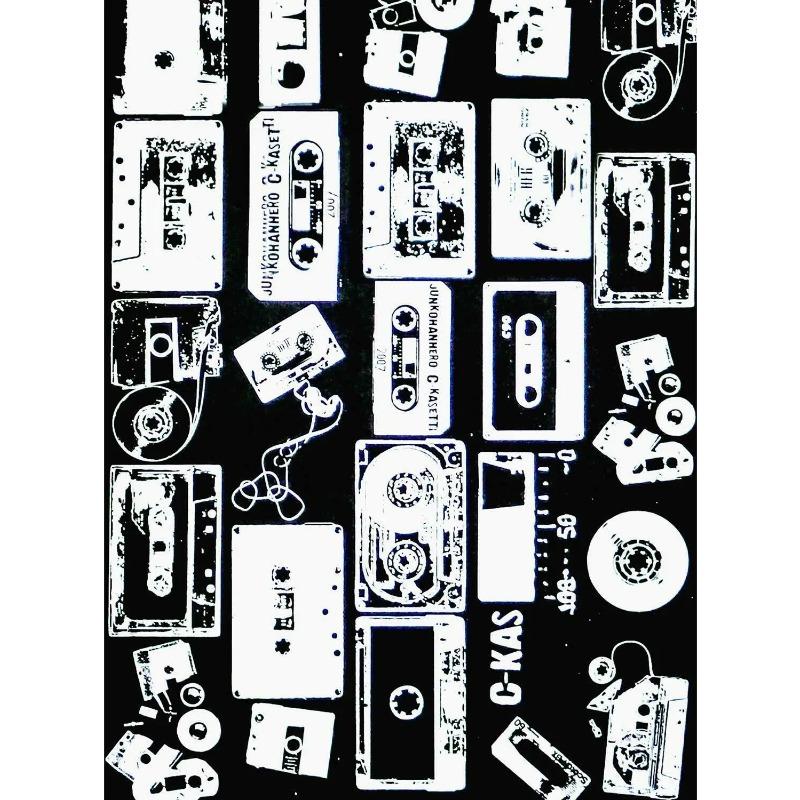 HaoHome Waterproof Peel and Stick Wallpaper White Black Contact Paper Self Adhesive Decor Fashion Dormitory Cabinet Decor