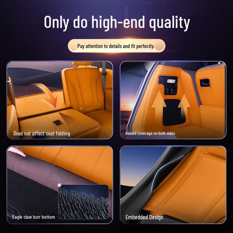 Li Auto i8 Trunk Mat, Full Coverage, Fits 2025 Six-Seater Interior Accessories