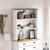 Schrank ASKIM 91 x 30 x 104 cm Massivholz Kiefer