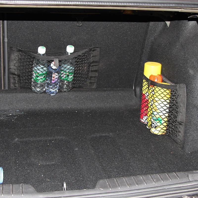 Buy Car Boot Cargo Net Magic Sticker Luggage Mesh Oganizer Bag For Audi ...