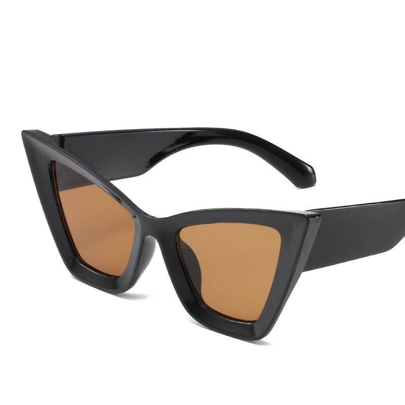 New Vintage Cat Eye Sunglasses Women Men Square PC Frame Retro Shades Fashion Sun Glasses for Female Male