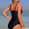 One Piece Swimsuit Women Bathing Suits Deep V-Neck Swimwear 2026 Ruched Monokinis