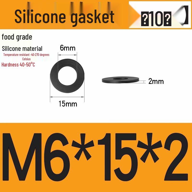 Silicone High-Temp Waterproof Gasket & Shock Absorbing Seal Pad