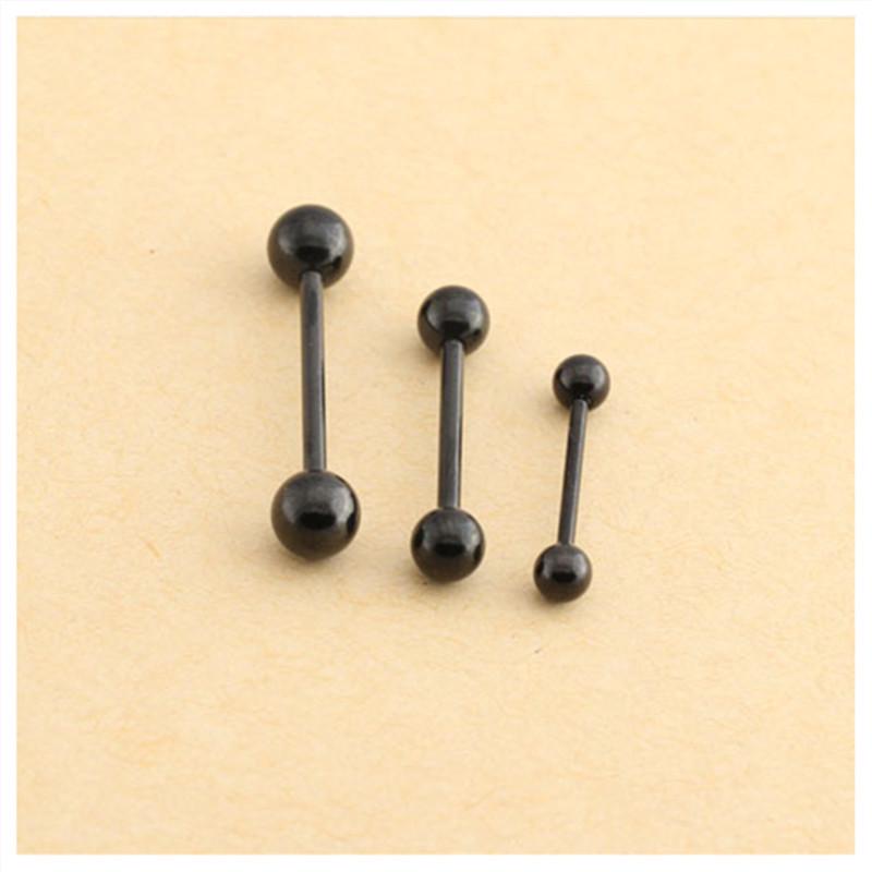 Jóia de Piercing de Língua em Aço Inoxidável Titânio 316 Anel de Corpo