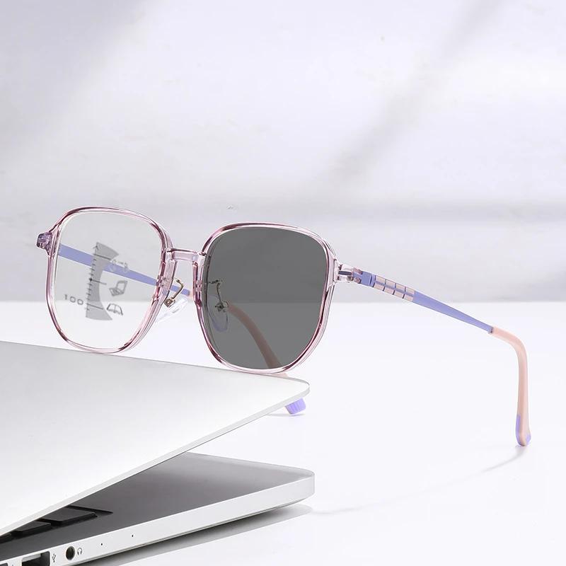 

for Women s Elegant Design Business Photochromic Multifocal Reading Eyeglasses Blue Ray Blocking Trendy and Simple Men Eyeglasses 0