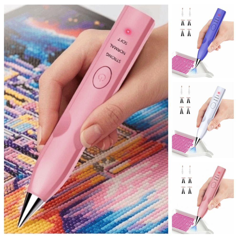 Rechargeable Electric Diamond Painting Pen Creative Low Noise Wireless Drill Pen Three Suction Levels Lightweight