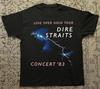 Rare Dire Straits Concert 83 Cotton Black T Shirt S To 5XL Gift For Fans