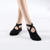 Women's Anti-Slip Cotton Yoga Socks for Autumn & Winter - Instep-Exposed Pilates & Dance Fitness Socks