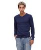 AVIREX DAILY RIB V-NECK TEE 6153480 men's XL royal