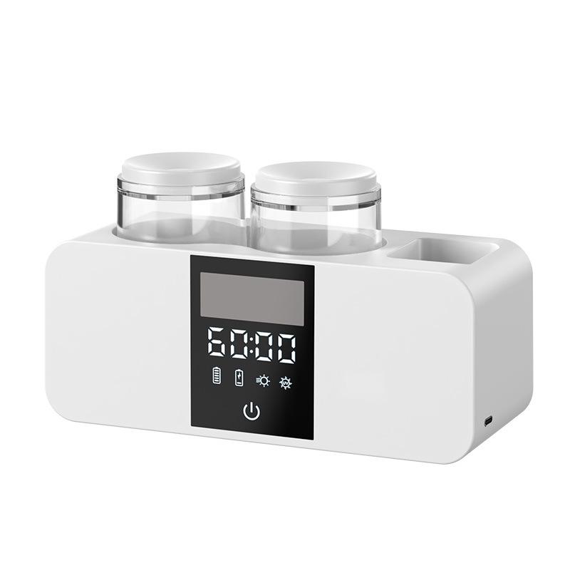 Smart Wall-Mounted Toothbrush Holder & UV Sterilizer with LCD Drying Feature