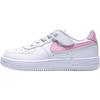 Air Force 1 Easy On Bequeme Vielseitige Low-Top-Sneaker Kindersneaker Rosa Weiß IH4498124