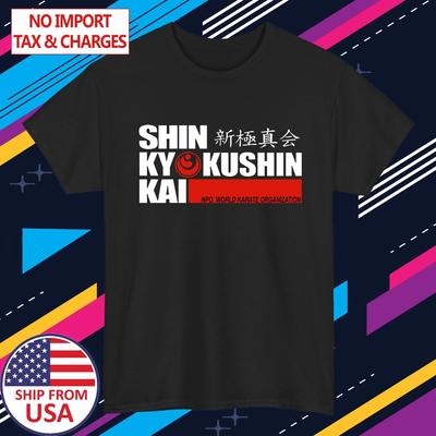JAPAN SHINKYOKUSHIN OYAMA KYOKUSHIN KARATE Uomo Nero Taglia S-5XL