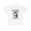 Penguin Drink Shirt Funny Fauna Gift Women Hand Drawn Tee Puffin T-Shirt