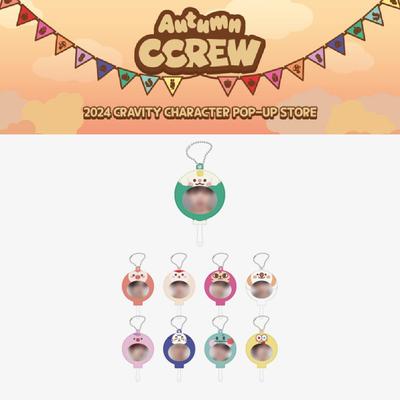 2024 CRAVITY Character Autumn CCREW POP-UP Store Mini Fan Keyring