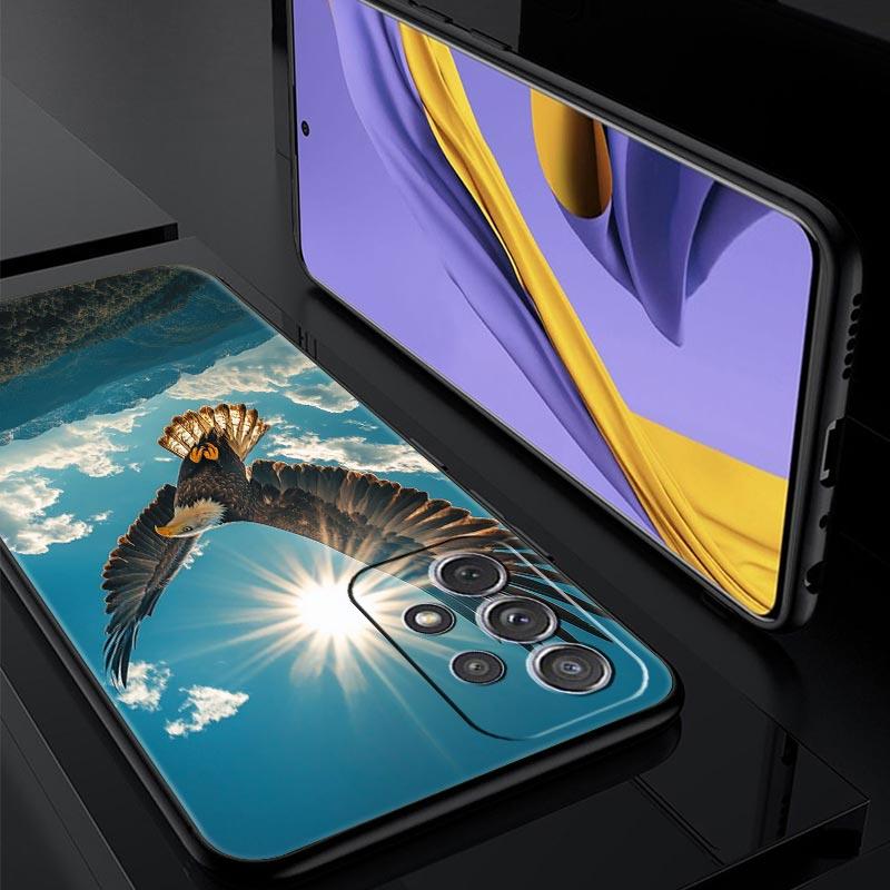 Eagle Phone Case For Samsung Galaxy A17 A07 A55 A35 A25 A15 A05s A33 5G A31 A23 A21s A13 A41 A73 A53 A51 A71 A03s S10 Plus Cover